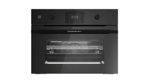 תנור מיקרוגל קומפקטי קו עיצוב GraphiteLine עם ökotherm®, צג TFT ו-10 פונקציות.