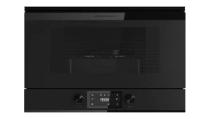 מיקרוגל קומפקטי עם 6 פונקציות וגריל גובה נישה 38 ס"מ ודלת על צירים בצד שמאל