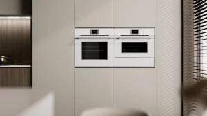 תנור פירוליטי קומפקטי עם ökotherm®, צג TFT, מדחום צלייה ו-22 פונקציות