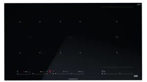 כיריים אינדוקציה 90 ס"מ עם 2 אזורי גמישות, glideControl+ ו-K-Connect