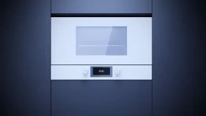 מיקרוגל קומפקטי עם 6 פונקציות וגריל – גובה נישה 38 ס"מ ודלת על צירים מימין