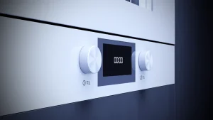 מיקרוגל קומפקטי עם 6 פונקציות וגריל – גובה נישה 38 ס"מ ודלת על צירים מימין