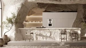 מיקרוגל קומפקטי עם 6 פונקציות וגריל – גובה נישה 38 ס"מ ודלת על צירים משמאל