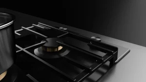 כיריים גז 38 ס"מ עם כפתור שליטה