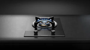 כיריים גז 38 ס"מ עם כפתור שליטה ומבער ווק כפול