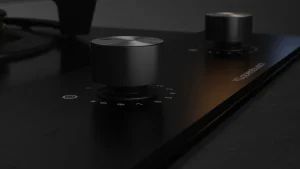 כיריים גז 38 ס"מ עם כפתור שליטה ומבער ווק כפול