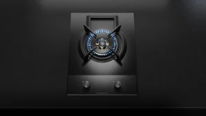 כיריים גז 38 ס"מ עם כפתור שליטה ומבער ווק כפול