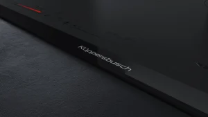 כיריים אינדוקציה 80 ס"מ קו עיצוב MattBlack עם אזור גמיש אחד ו-glideControl+