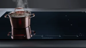 כיריים אינדוקציה 80 ס"מ עם Miradur® עם 2 אזורי גמישות ו-glideControl+