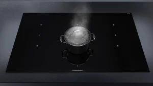 כיריים אינדוקציה 80 ס"מ עם Miradur® עם 3 אזורי Flex ו-glideControl