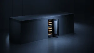 מקרר יין מתחת לדלפק עם 2 אזורי טמפרטורה לעד 17 בקבוקים