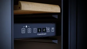 מקרר יין מתחת לדלפק עם 2 אזורי טמפרטורה לעד 17 בקבוקים