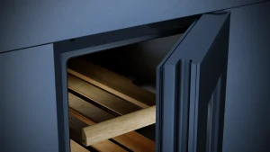 מקרר יין מתחת לדלפק עם 2 אזורי טמפרטורה לעד 17 בקבוקים